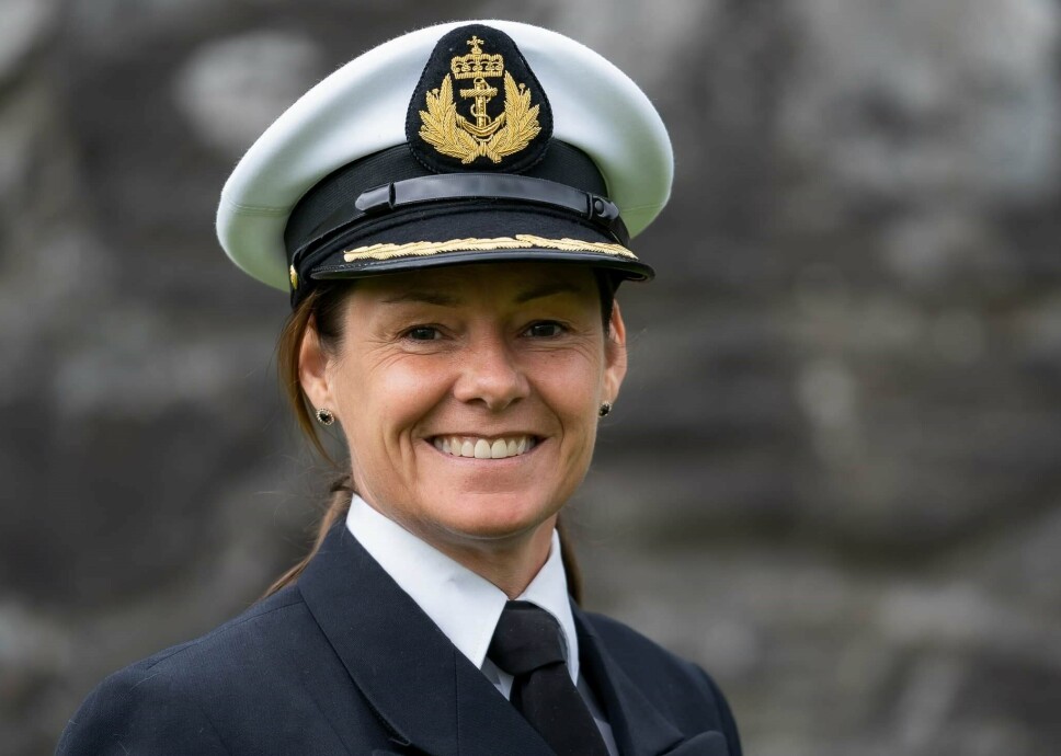 MUSIKKSJEF: Trine Minken Amble er sjef i Sjøforsvarets musikkorps, et av to helprofesjonelle orkester i Bergen.