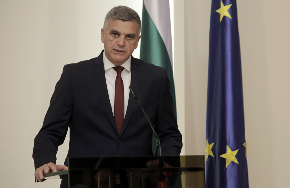 NEI:Bulgarias forsvarsminister Stefan Janev sier at regjeringen på nåværende tidspunkt ikke anser russisk mobilisering som en direkte trussel mot landet.