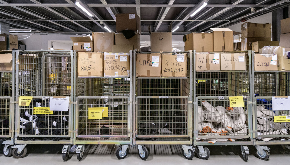 SKRALT: Innrykk med korona-tiltak Skjold leir. Foto: Krister Sørbø, Forsvarets Forum