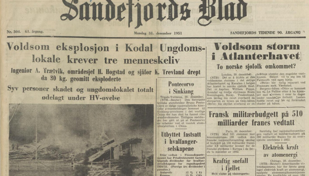 ULYKKE: Sprengningsulykken på Vonheim i Vestfold er trolig den mest alvorlige i Heimevernets historie, skriver Erlend Larsen. ULYKKE: Sprengningsulykken på Vonheim i Vestfold er trolig den mest alvorlige i Heimevernets historie, skriver Erlend Larsen.