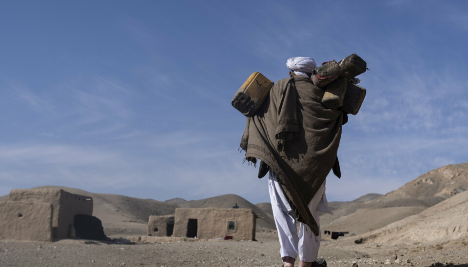 TØRT: Hajji Wali Jan bekymrer seg over situasjonen Afghanistan nå står i.