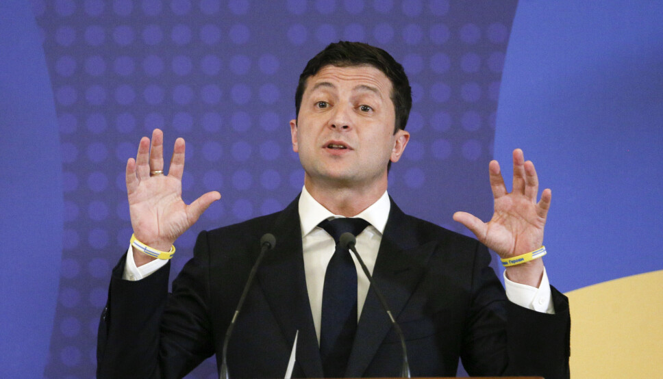 MØTER BIDEN: Den ukrainske presidenten Volodymyr Zelenskiy.