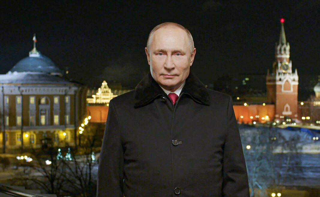 NYTT ÅR: Russlands president Vladimir Putin ønsket en rekke land og statsleder et godt nytt år. Norge var ikke blant dem.