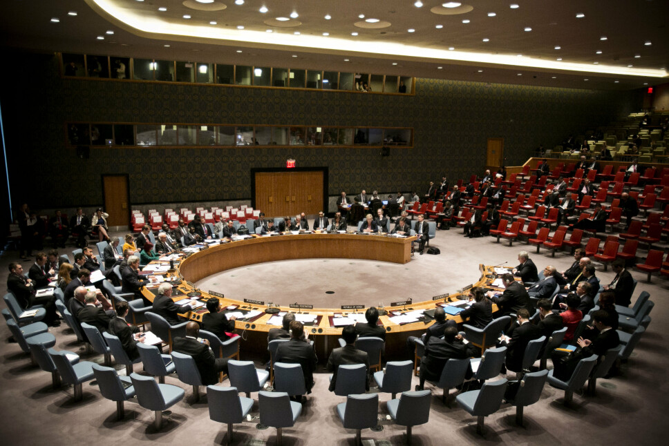 SIKKERHETSRÅDET: De fem vetomaktene i Sikkerhetsrådet har alle atomvåpen.