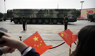 Kina satser på mer moderne atomvåpen