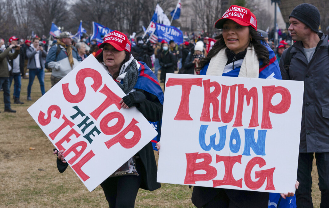 VALG: Mange Trump-supportere tror fortsatt at «valget ble stjålet». VALG: Mange Trump-supportere tror fortsatt at «valget ble stjålet».
