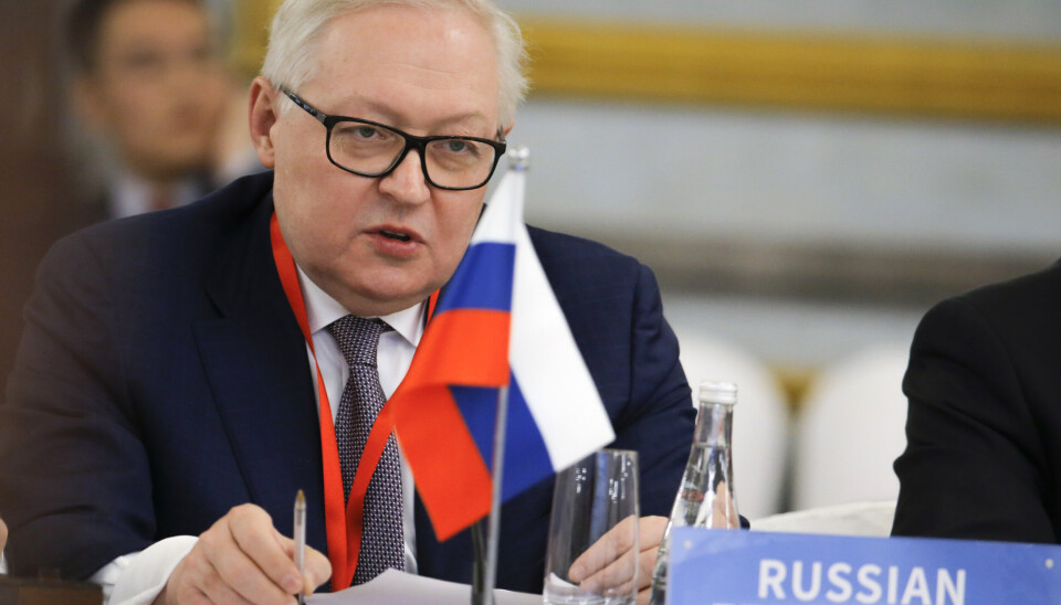 SAMTALER: Russlands viseutenriksminister Sergej Rjabkov sier mandagens samtaler mellom USA og Russland om Ukraina blir vanskelige.