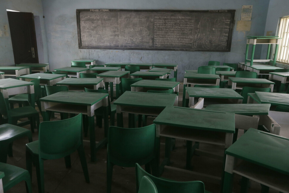 KIDNAPPET: En skole i Jangabe i Zamfara der 300 jenter ble kidnappet i februar 2021.