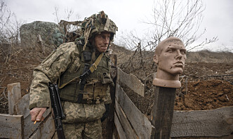 Pessimistisk på frontlinjen i Ukraina