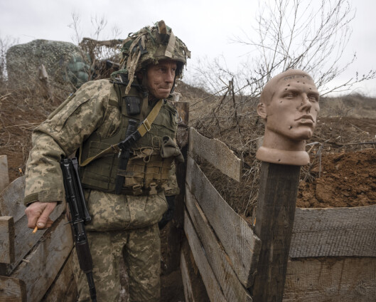 Pessimistisk på frontlinjen i Ukraina