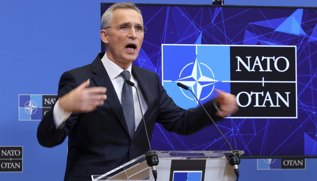 UKLOKT: Det er uklokt av Nato her ved generalsekretær Jens Stoltenberg å åpne for et ukrainsk medlemskap i Nato, skriver Oddmund Hammerstad. UKLOKT: Det er uklokt av Nato her ved generalsekretær Jens Stoltenberg å åpne for et ukrainsk medlemskap i Nato, skriver Oddmund Hammerstad.