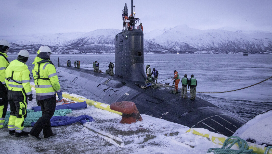 Ubåten USS Washington har lagt til kai i Tromsø