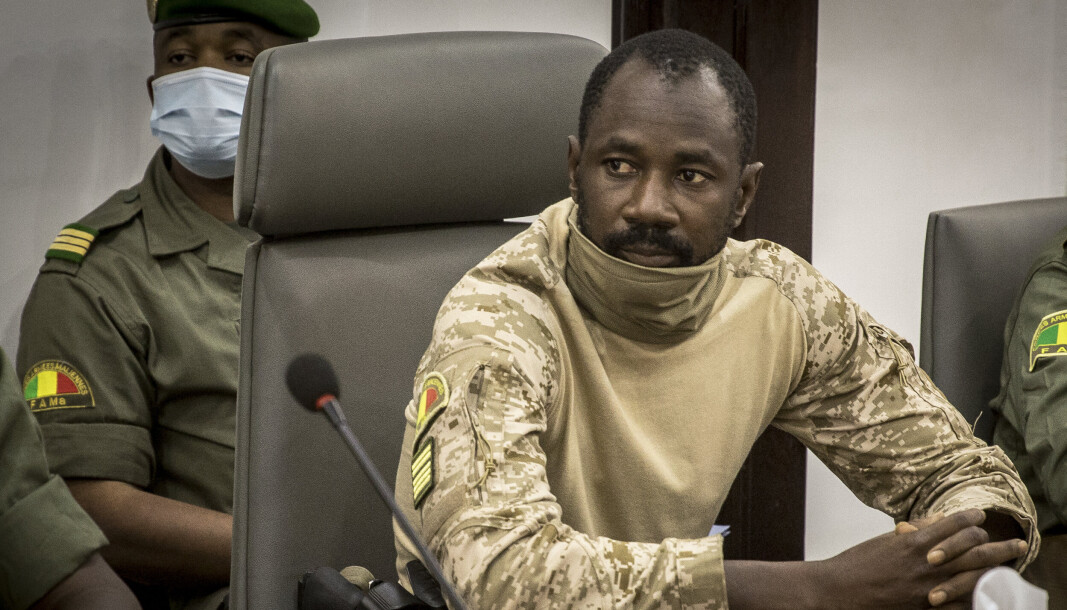 LEDER: Malis kuppmaker Assimi Goïta, her under et møte i Ecowas i 2020, leder militærjuntaen som nå har makten i landet. LEDER: Malis kuppmaker Assimi Goïta, her under et møte i Ecowas i 2020, leder militærjuntaen som nå har makten i landet.