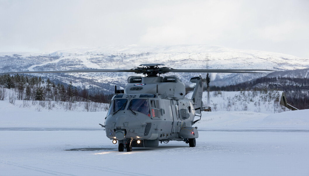 FLYTTE: Sjef Luftforsvaret Rolf Folland har lagt fram flere forslag om NH90, blant annet at alle helikoptre kan flyttes til Haakonsvern i Bergen. Dette bildet er fra Maritim helikopterving på Bardufoss.