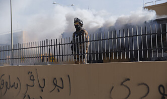 Rakettangrep mot USAs ambassade i Irak