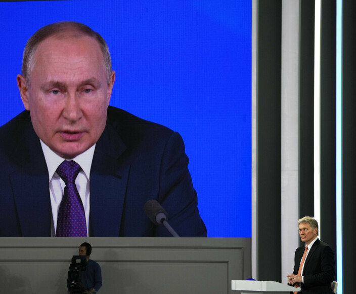 Putins talsmann: Vesten og Russland på helt ulike spor om Ukraina