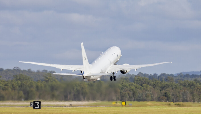 HJELP: Et australsk P-8 Poseidon-fly på vei til Tonga for å bidra etter vulkanutbruddet og tsunamien. HJELP: Et australsk P-8 Poseidon-fly på vei til Tonga for å bidra etter vulkanutbruddet og tsunamien.