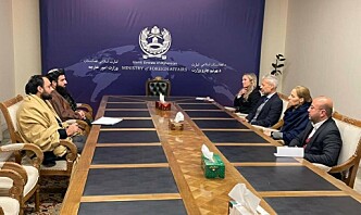 Norges ambassadør i samtaler med Taliban i Kabul
