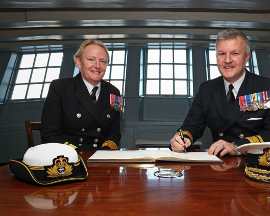 Storbritannia har fått sin første kvinnelige admiral