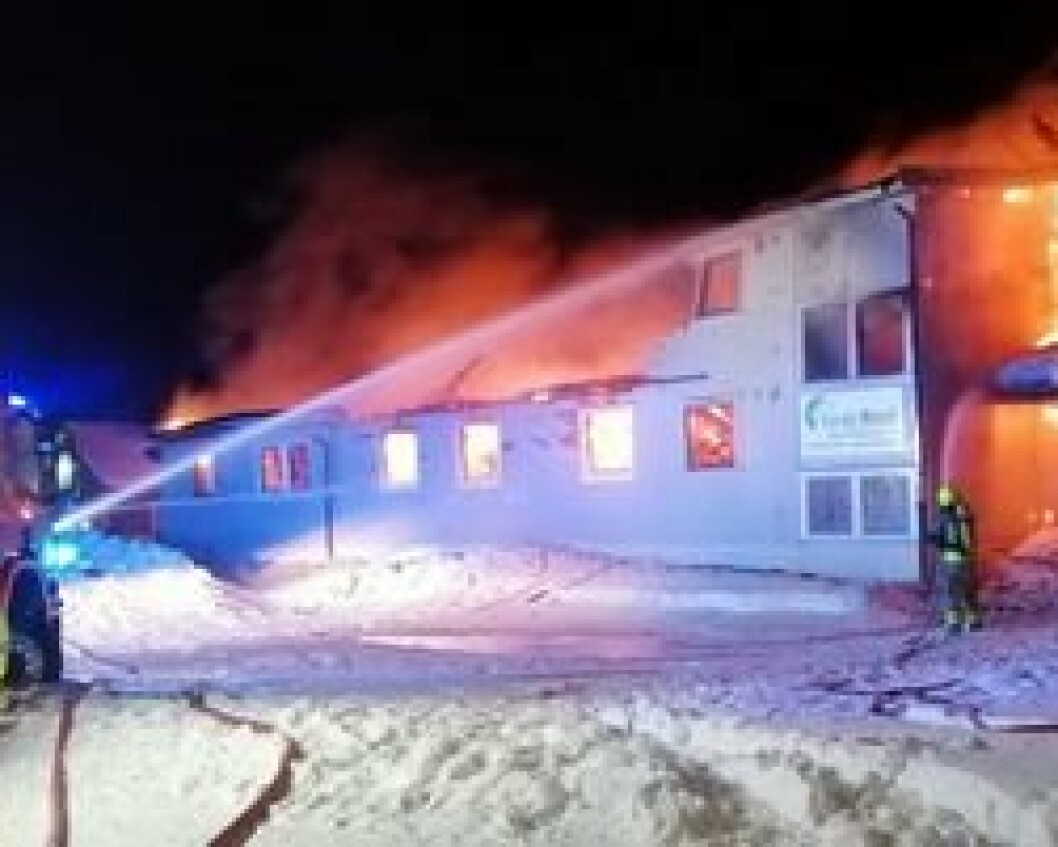 Soldater bistod politi og brannvesen med brannslukking i Vardø