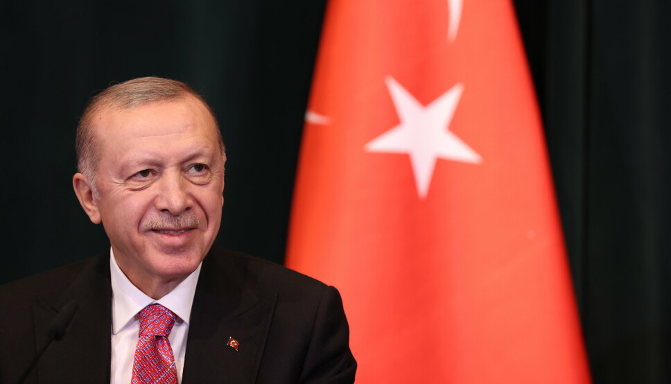 ADVARER: Den tyrkiske presidenten Recep Tayyip Erdogan.