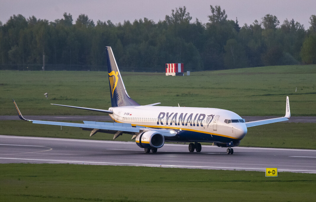 RYANAIR: Det var et fly fra det irske flyselskapet som ble tvunget til å lande. Den hviterussiske journalisten Pratasevich var ombord og ble arrestert. RYANAIR: Det var et fly fra det irske flyselskapet som ble tvunget til å lande. Den hviterussiske journalisten Pratasevich var ombord og ble arrestert.