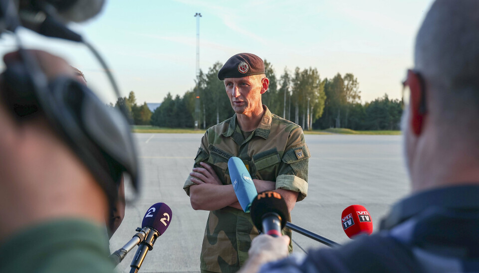 ALVORLIG: Forsvarssjef Eirik Kristofferen anser situasjonen på grensen mellom Ukraina og Russland som veldig alvorlig.