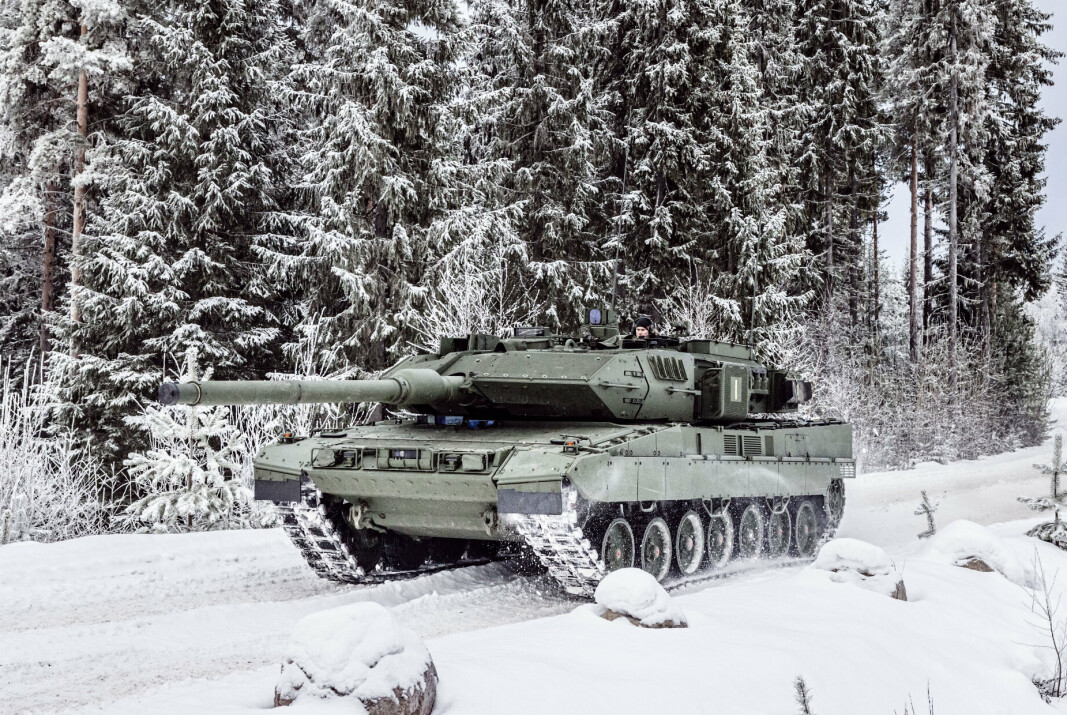 TYSK: Leopard 2A7 fra den tyske leverandøren Krauss-Maffei Wegmann (KMW).