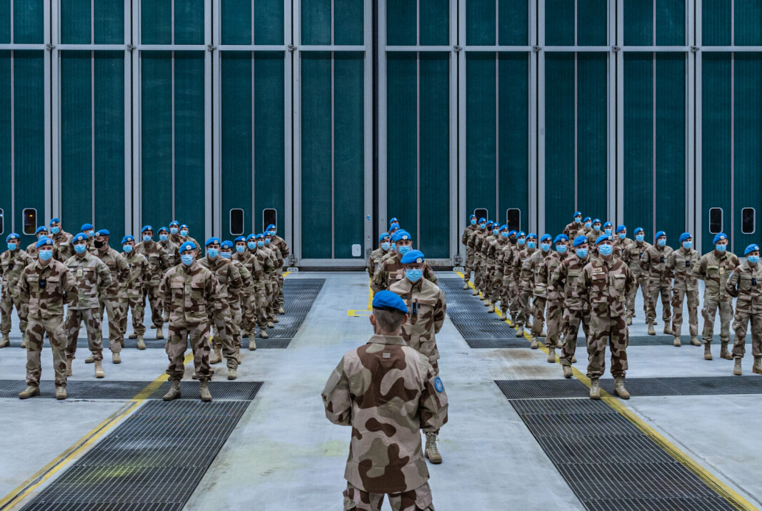 NORSKE STYRKER: Soldater på vei til Mali i fjor.
