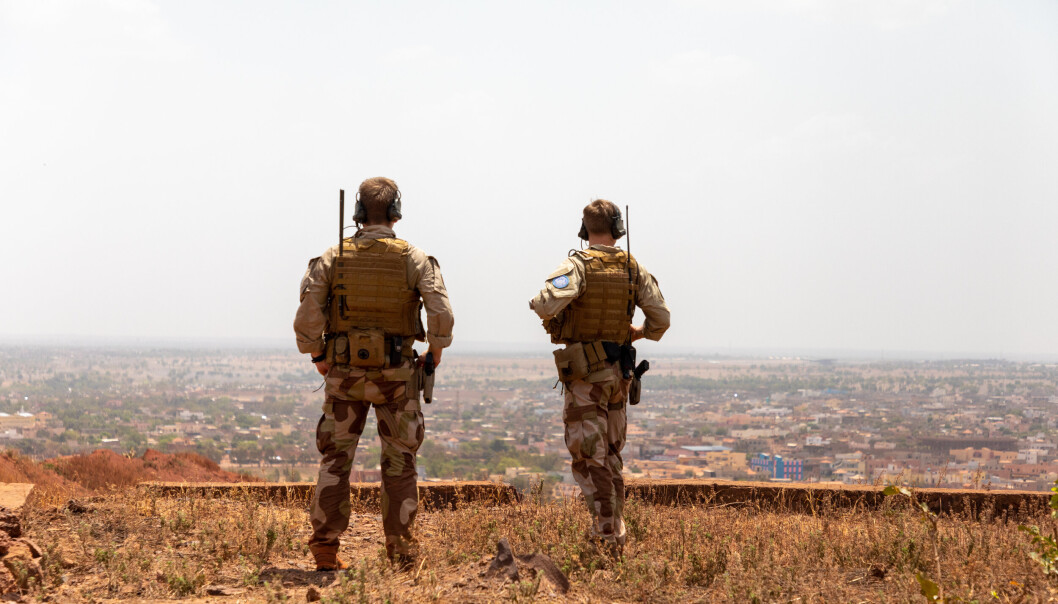 MALI: Norske FN-soldater på rekognoseringsoppdrag utenfor Bamako. MALI: Norske FN-soldater på rekognoseringsoppdrag utenfor Bamako.