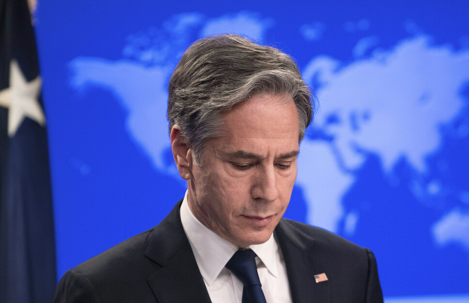 FÅTT SVAR: USAs utenriksminister Antony Blinken. USA har nå fått skriftlig svar fra Russland.