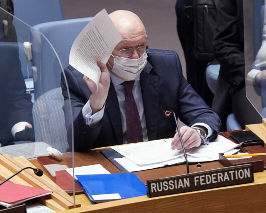 Amper stemning i Sikkerhetsrådets Ukraina-møte