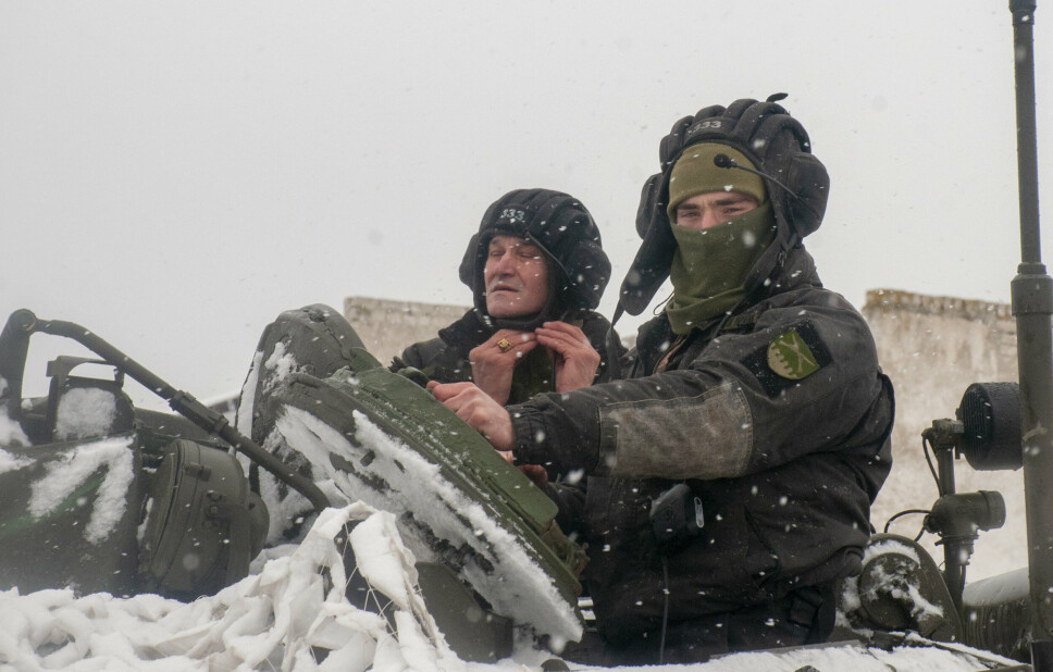 KALDT: Ukrainske soldater kan ikke forvente våpenhjelp fra Norge.