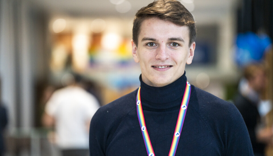 LOVENDRING: Ola Svenneby har vært leder av Unge Høyre siden 2020. Denne uken har ungdomspartiet meldt at de vil endre loven for å kunne sende våpen til Ukraina.