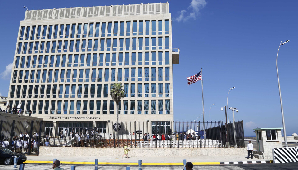 CUBA: De mystiske symptomene ble først rapportert hos personell her på den amerikanske ambassaden i Havanna, Cuba. Det har gitt navn til det såkalte Havanna-syndromet.