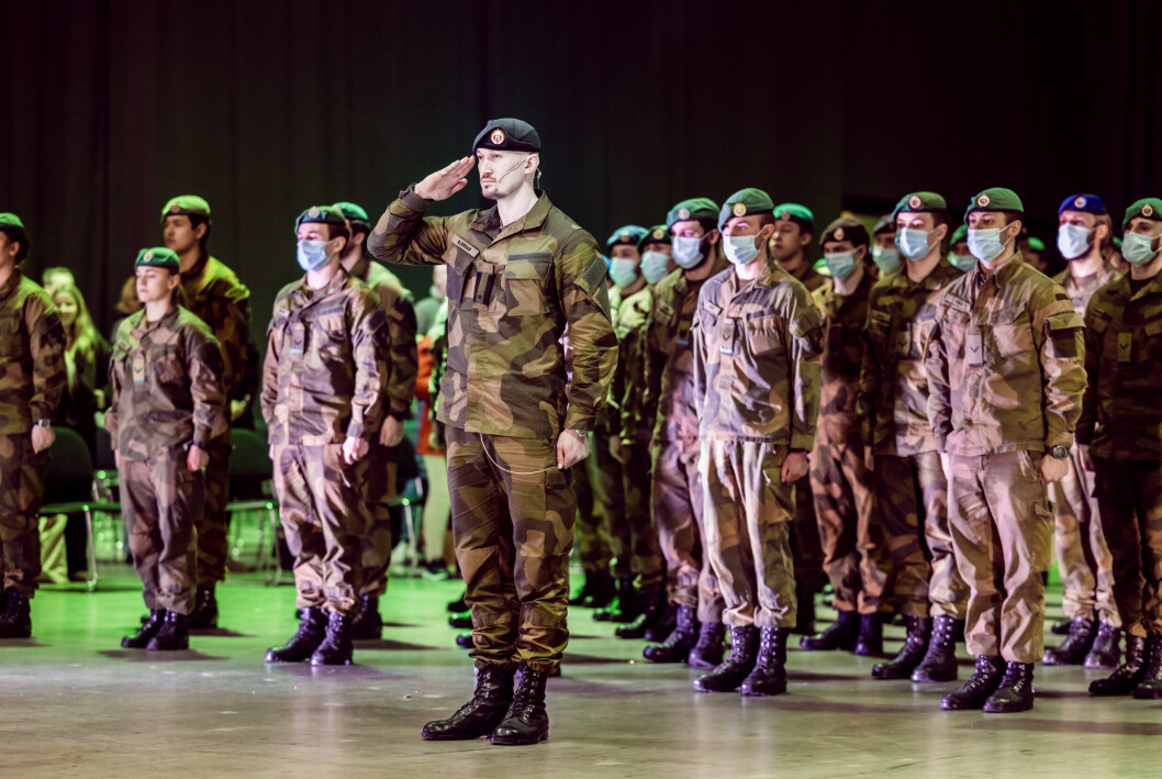 OPERASJONSOFFISER: Major Bjørnar Bjørningstad (foran) vendte nylig tilbake fra Litauen etter å ha vært i landet siden juli. 2021 som en del av Nato-oppdraget Enhanced Forward Presence. OPERASJONSOFFISER: Major Bjørnar Bjørningstad (foran) vendte nylig tilbake fra Litauen etter å ha vært i landet siden juli. 2021 som en del av Nato-oppdraget Enhanced Forward Presence.