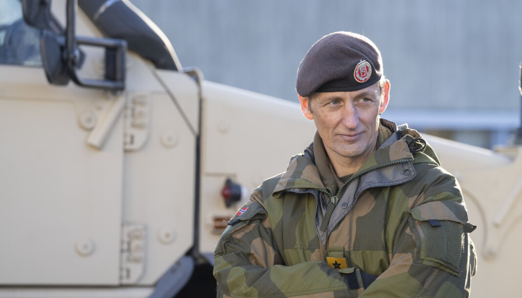 GENERAL: Forsvarssjef og general Eirik Kristoffersen sier at soldatene på Cold Response skal ha utstyret på plass. GENERAL: Forsvarssjef og general Eirik Kristoffersen sier at soldatene på Cold Response skal ha utstyret på plass.