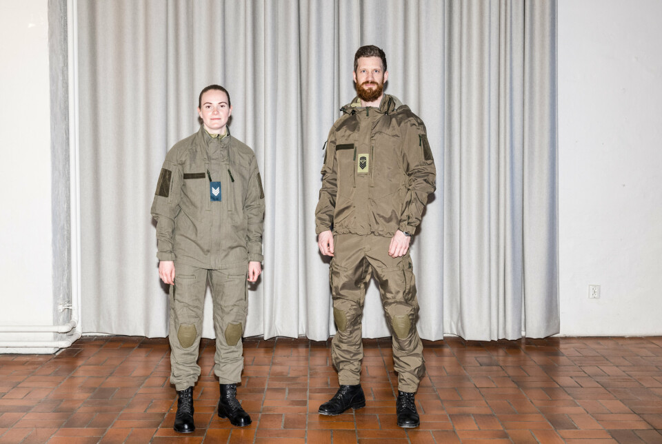 NY UNIFORM: De nye uniformene kommer til å ha eget norsk kamuflasjemønster når de blir levert.