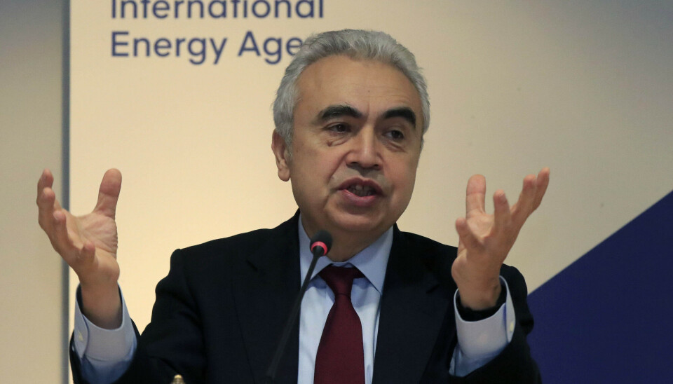 ENERGISJEF: IEA-sjef Fatih Birol på et bilde fra 2019. ENERGISJEF: IEA-sjef Fatih Birol på et bilde fra 2019.