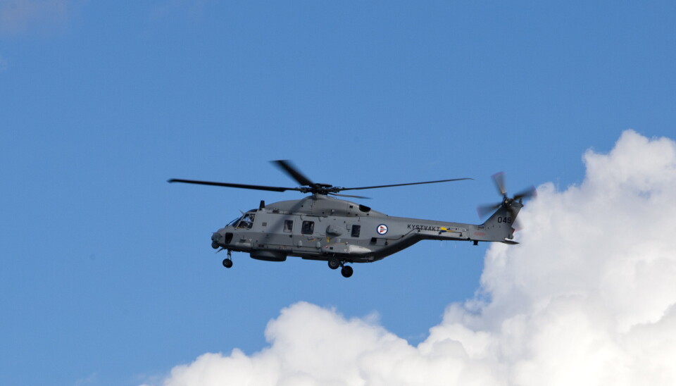 LAV TILLIT: Et helikopter av typen NH90. Ifølge forsvarsministeren har Norge liten tillit til produsenten.