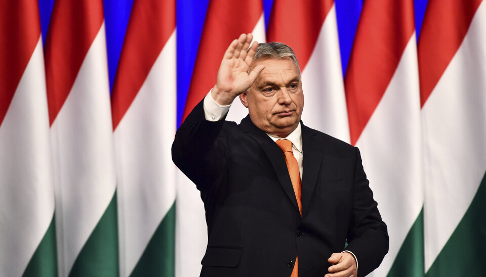 BEKYMRET: Ungarns statsminister Viktor Orban er redd for en flyktningbølge.
