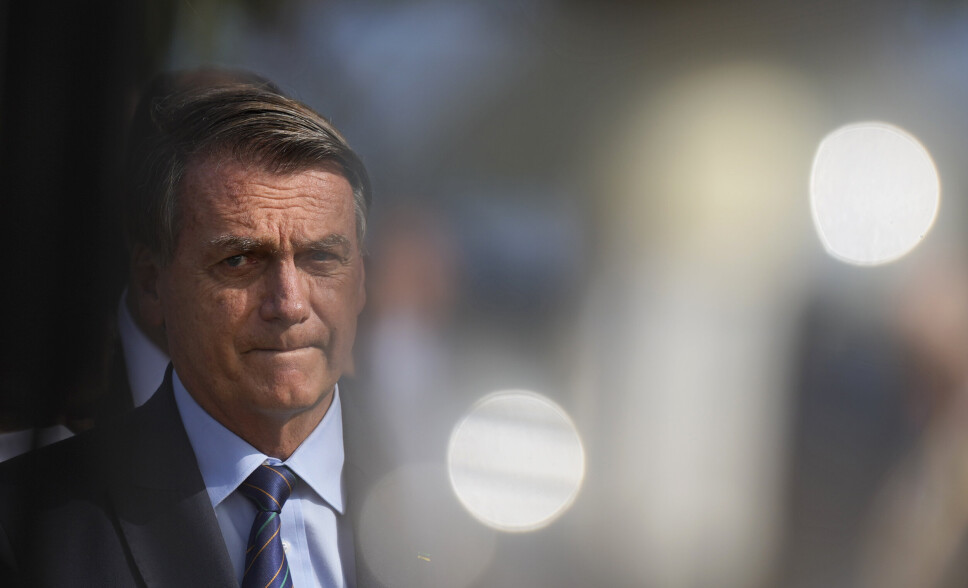 BESØK: Brasils president Jair Bolsonaro reiser til Moskva mandag.
