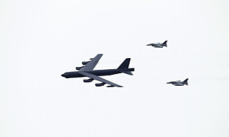 B-52 øvde med Luftforsvaret