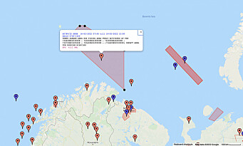 Russisk øvingsområde utenfor Finnmark er det største i moderne tid