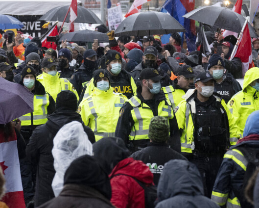 Protestledere pågrepet i Ottawa