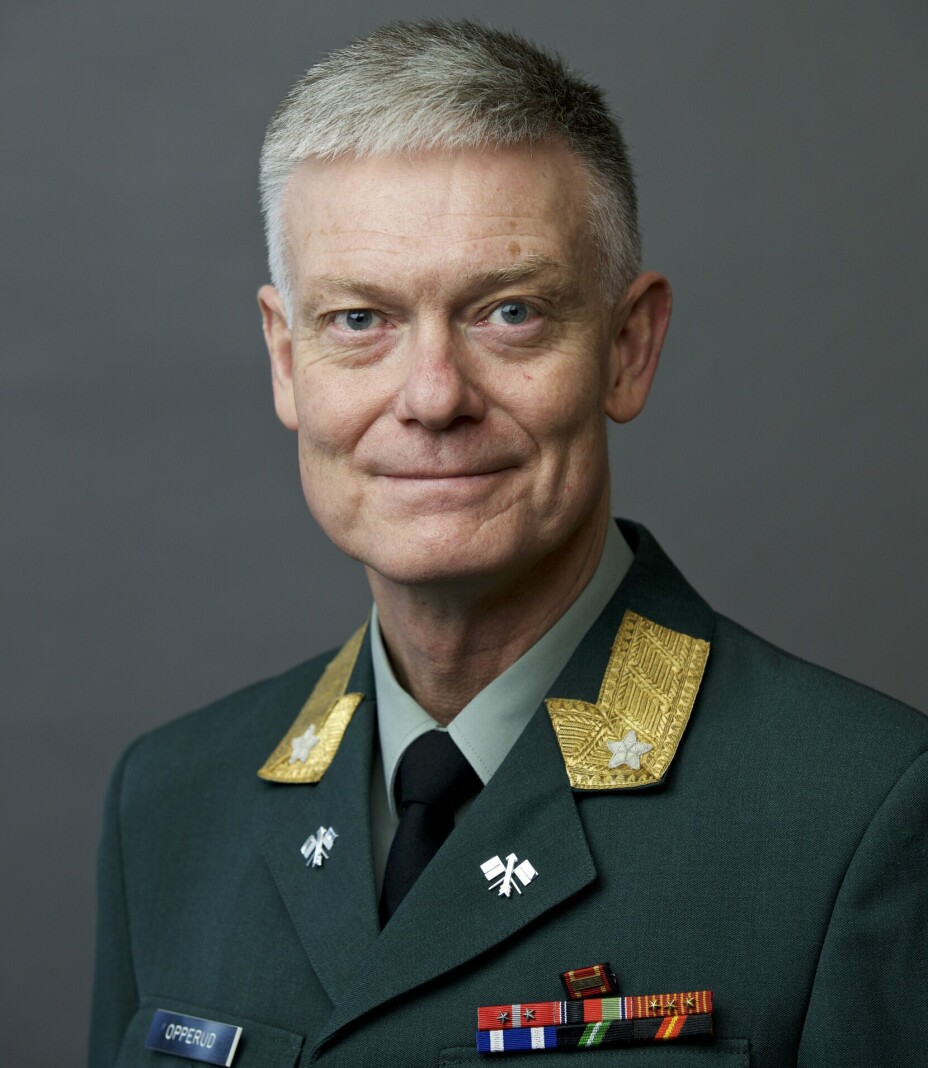 GODT ALTERNATIV: Brigader Arne Opperud i Forsvarets fellestjenester mener Rygge er et godt alternativ for å etablere et visningsmagasin.