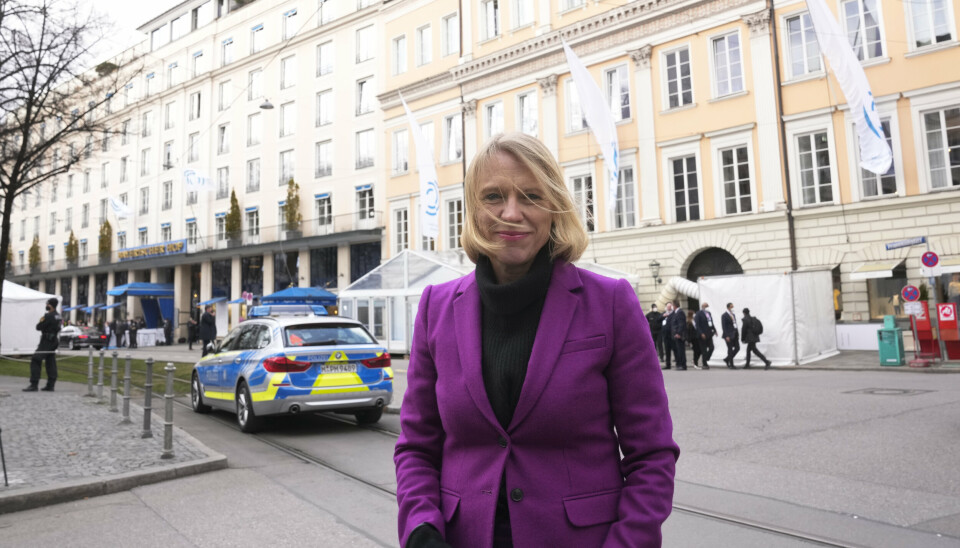 SIKKERHETSKONFERANSE: Utenriksminister Anniken Huitfeldt (Ap) i München.