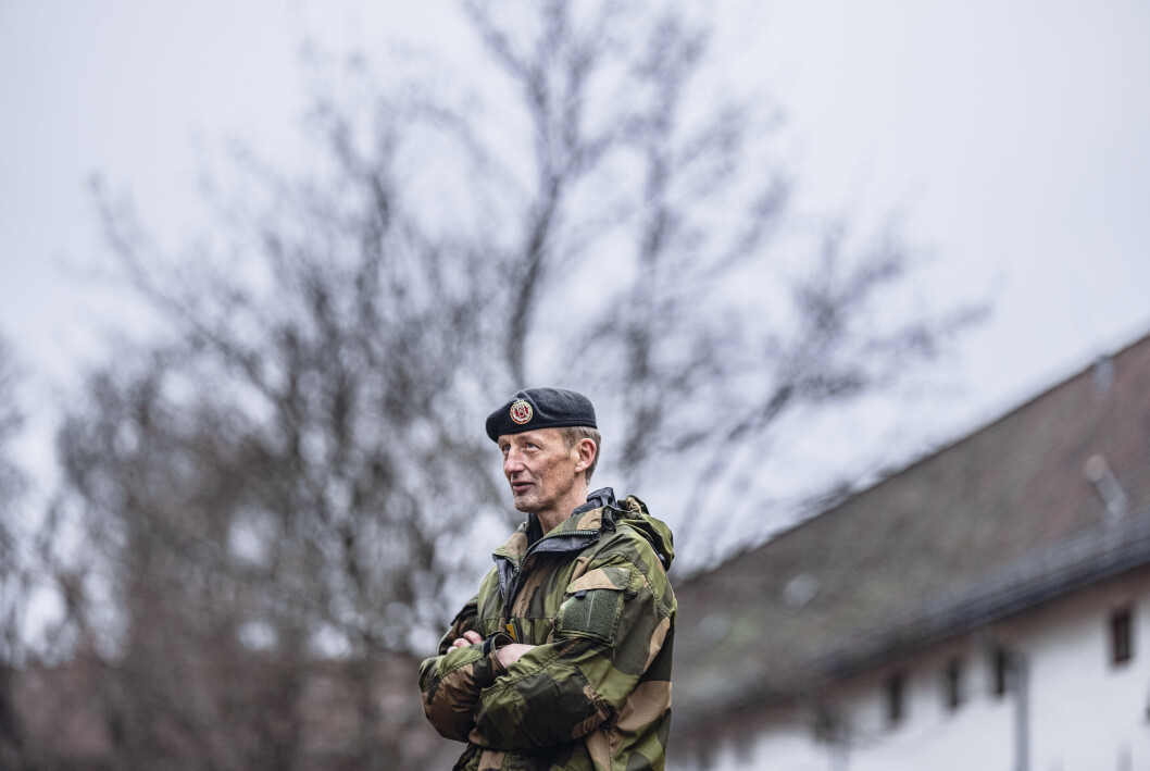LEDELSESFOKUS: Forsvarssjefen har en egen internrevisjon. Her snakker Eirik Kristoffersen om blant annet soldataksjonen og psykisk helse ved en annen anledning.