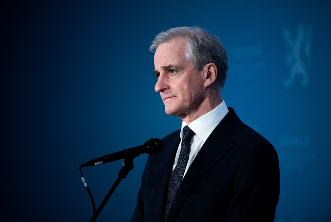 PÅ STORTINGET: Statsminister Jonas Gahr Støre. PÅ STORTINGET: Statsminister Jonas Gahr Støre.