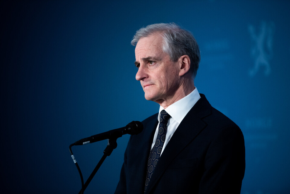 PÅ STORTINGET: Statsminister Jonas Gahr Støre.